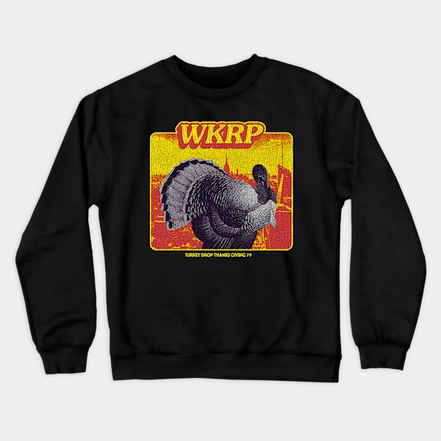 WKRP Thanksgiving 79 Vangogh Crewneck Sweatshirt by Suka Gitarsar